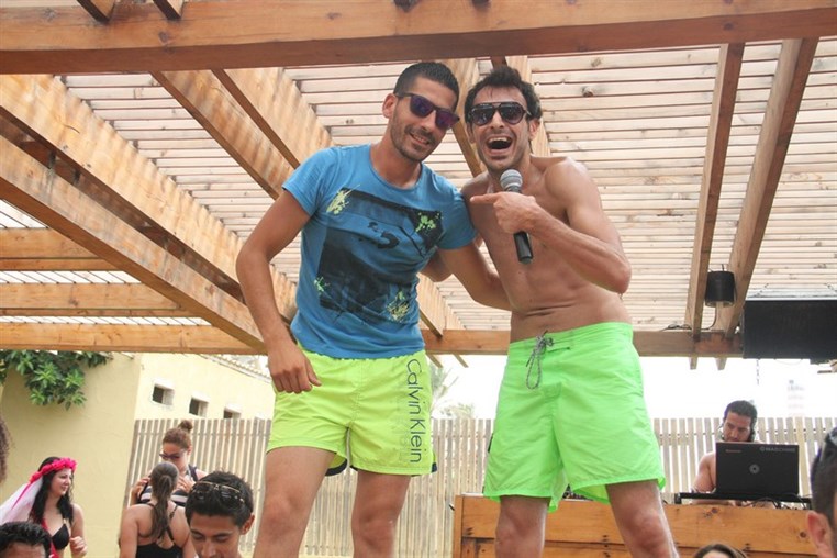 Cyan Beach Bar on Sunday